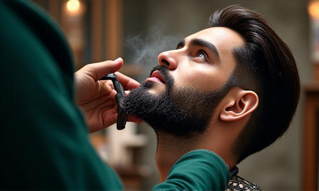 Expert beard sculpting and trim