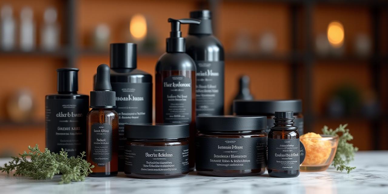 Premium men's grooming products